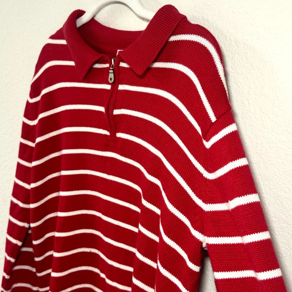VINTAGE VILLAGER SPORT STRIPED SWEATER - Picture 4 of 7